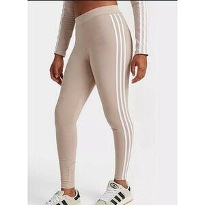 adidas Originals Women's 3-Stripes Tight Wonder Beige Size X-Small XS IP…